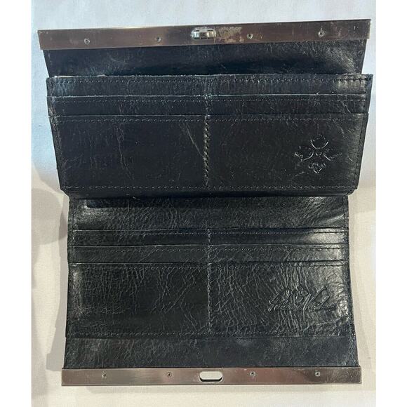 PATRICIA NASH Beaumont Leather Crossbody Beaumont Flap + Cauchy Wallet Black - Picture 12 of 16